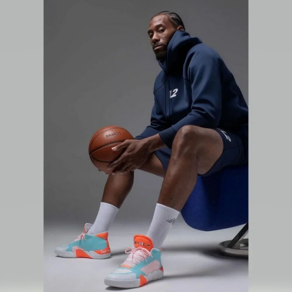 New Balance Kawhi II Clippers Basketball Shoes in Ocean Blue Size 12